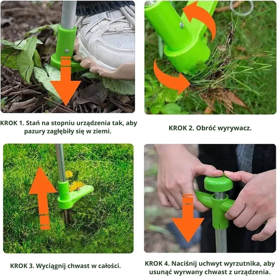 Chwastownik nożny Ogrodly™ — usuń chwasty bez schylania
