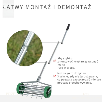 Aerator trawnikowy rolkowy Ogrodly™